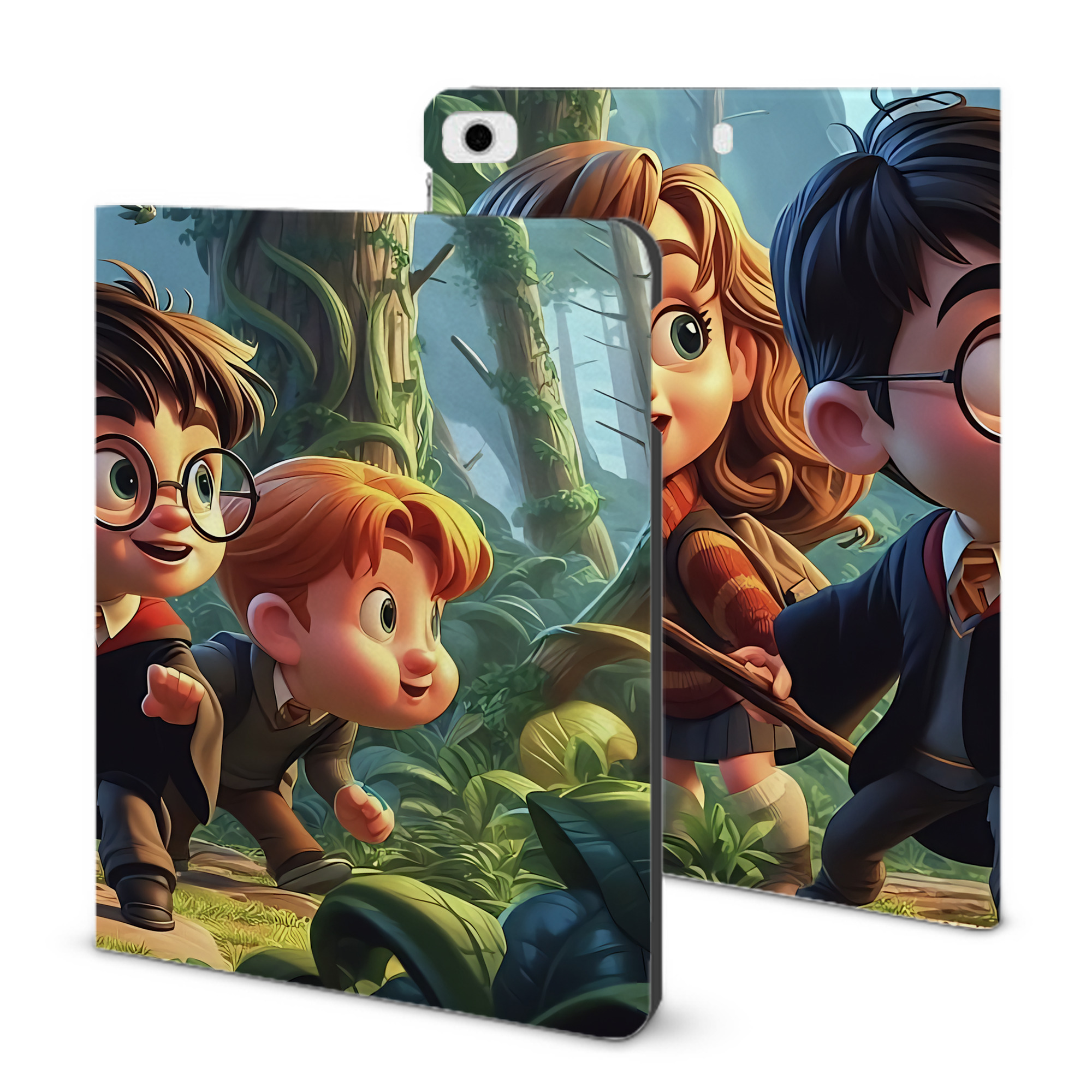 （画像用） Harry Potter ハリー・ポッターシリーズ IPad ケース ブック型 PUレザー TPU 耐衝撃 軽量 薄型 ペン収納なし 全面保護 IPad 各モデル対応